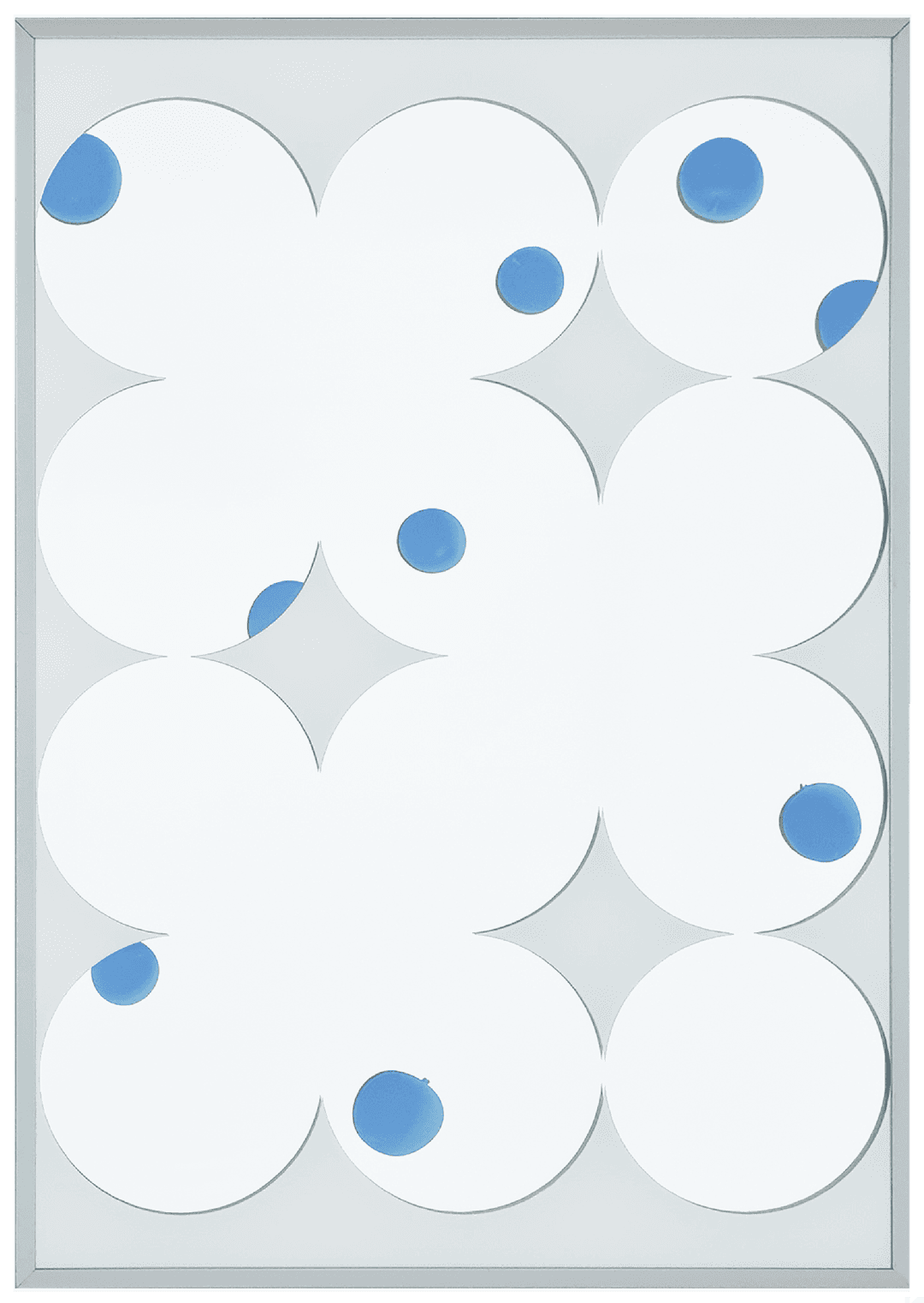 Mirror - Circles with blue apples