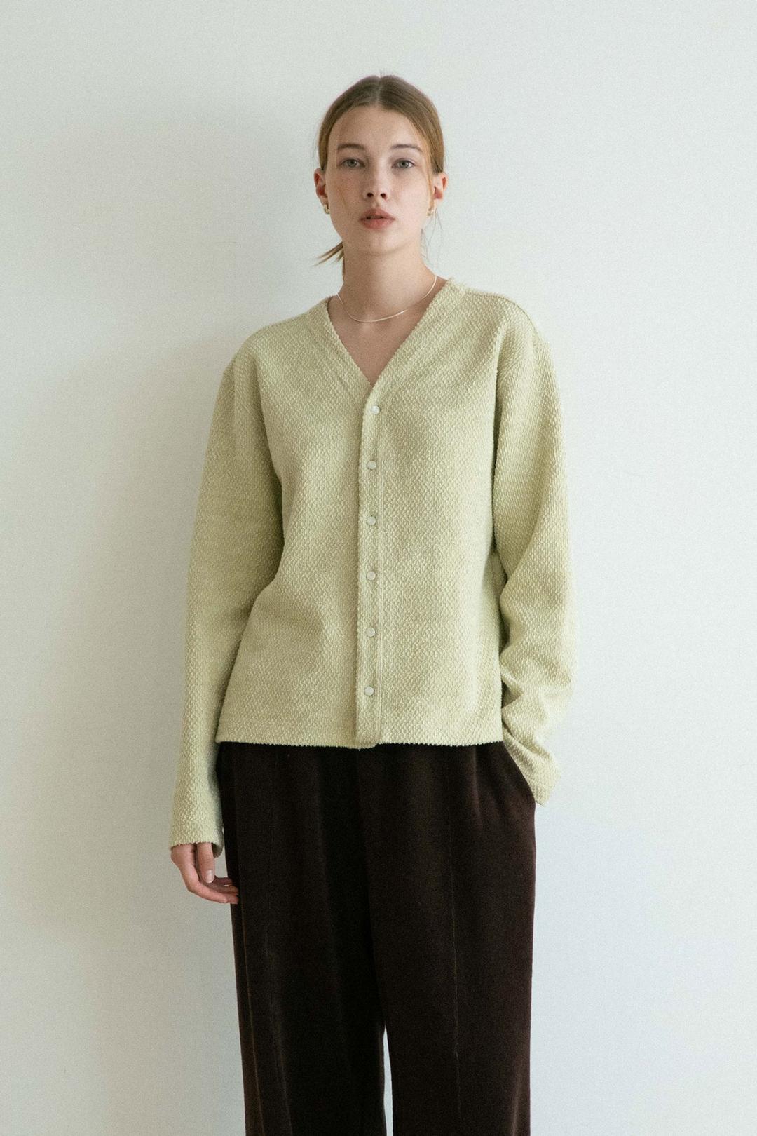 Buckle Cardigan (Lemon)