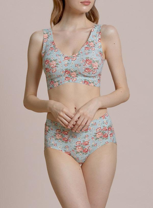 [공식몰특가]프리마베라 민트 프리컷 브라팬티 세트 LWSFD128-SB