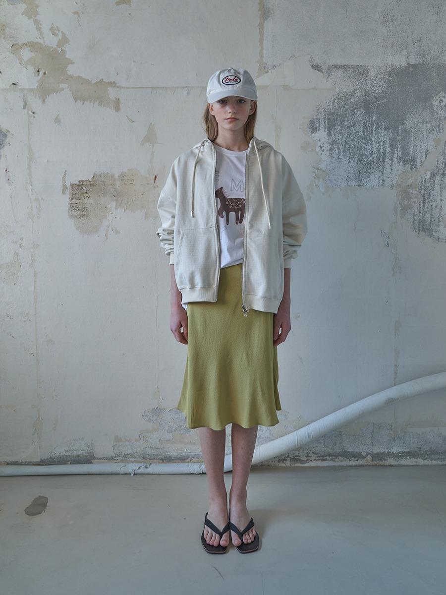 Stripe Lining Two-way Hoodie Zip-up_2 colors