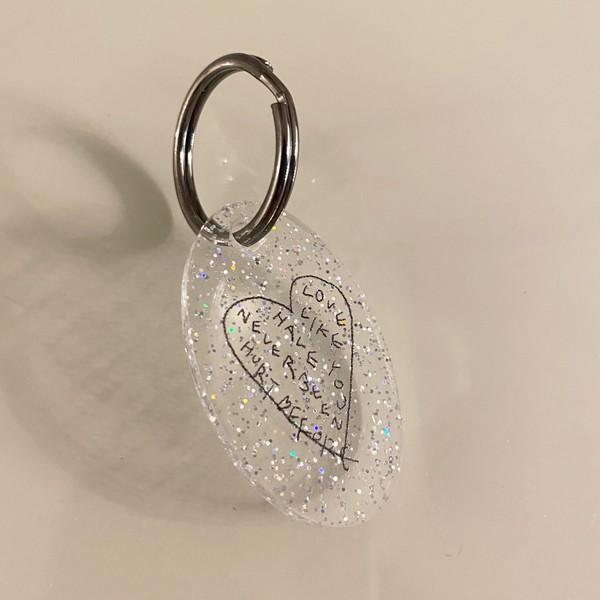 LOVE글리터 키링