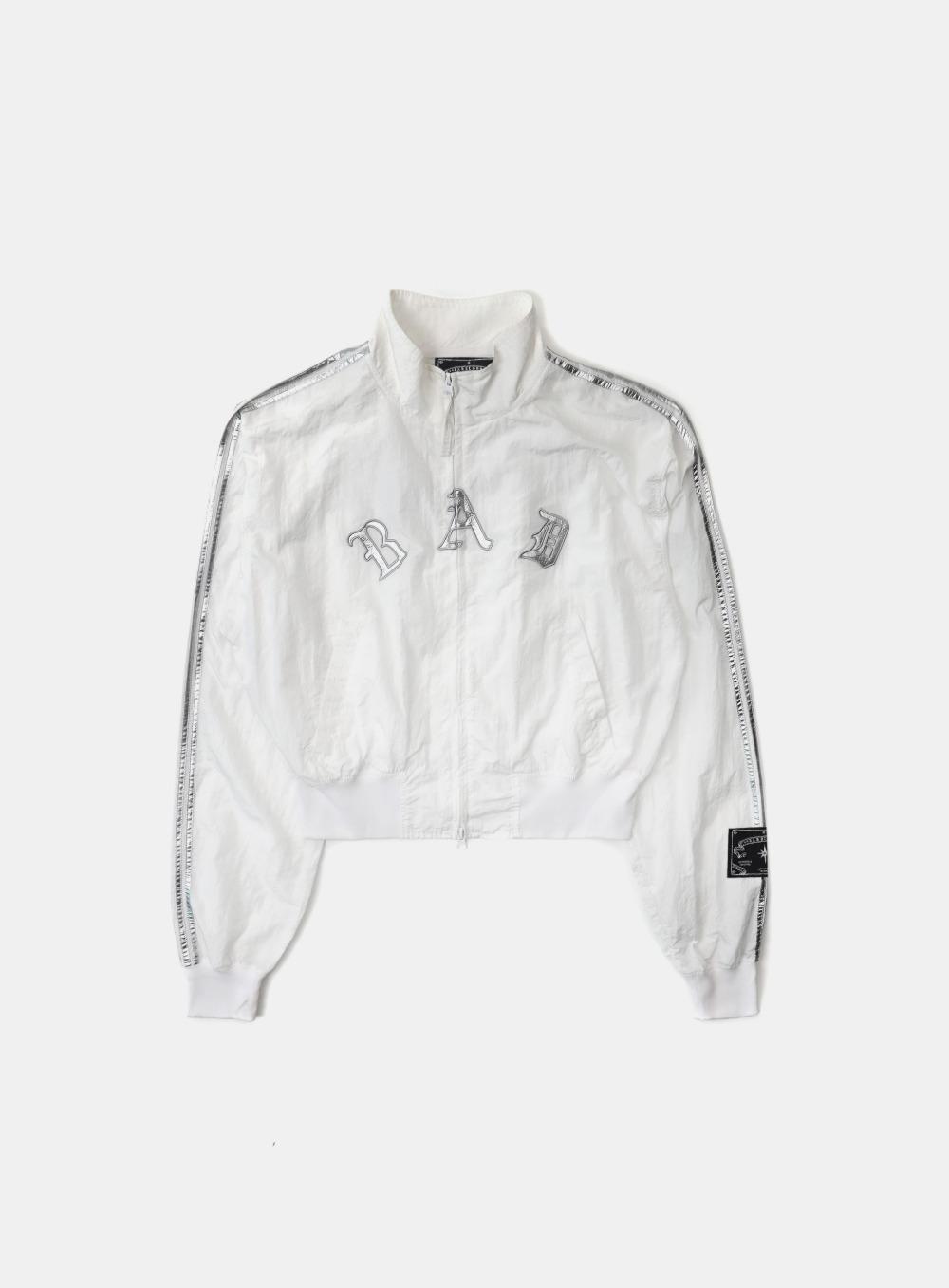 [w-jkt25-024] 다크 빌리 나일론 트랙 자켓 - 화이트