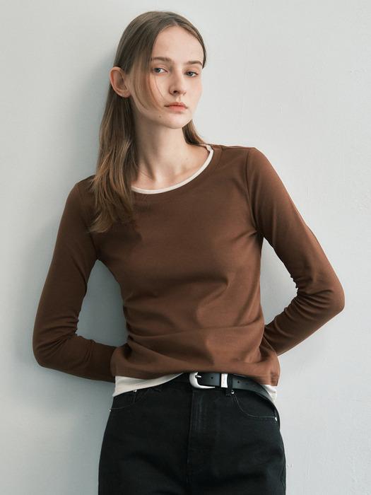 에센셜 레이어드 긴팔 티셔츠 MDTS084_6 Colors