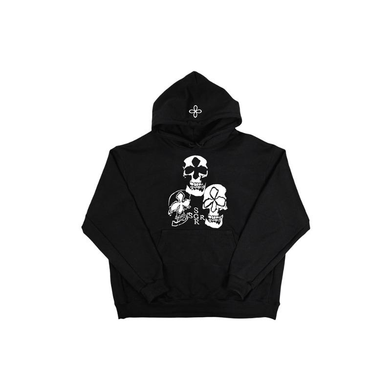 [SURGERY : 써저리] triple skull sweat hoodie