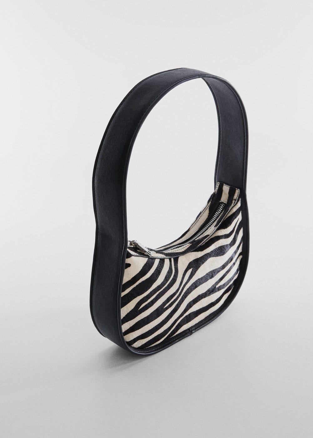 애니멀 프린트 가죽 백