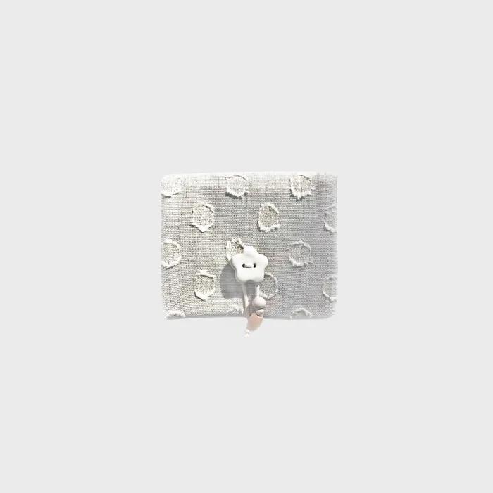 ivory dot jacquard wallet