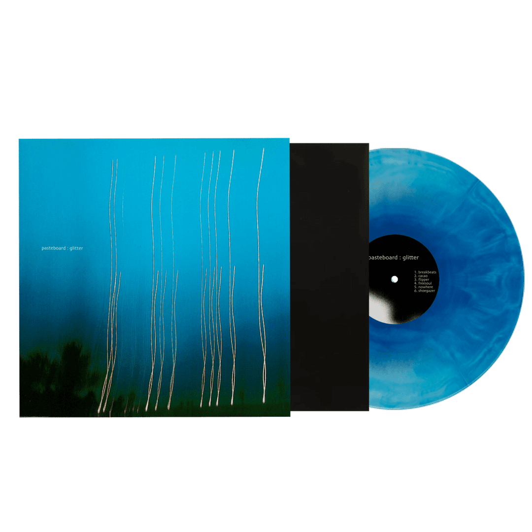 pasteboard - "glitter" vinyl record