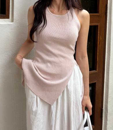 이런 상품 어때요? [무배] 파오 니트 옆트임 나시 (4color)