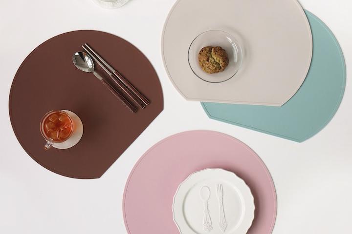 [3+1] 하프문 실리콘 테이블매트