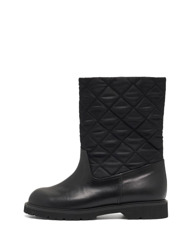 Quilting middle Boots black