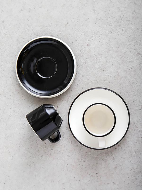 블랙앤화이트 에스프레소잔 세트 110ml