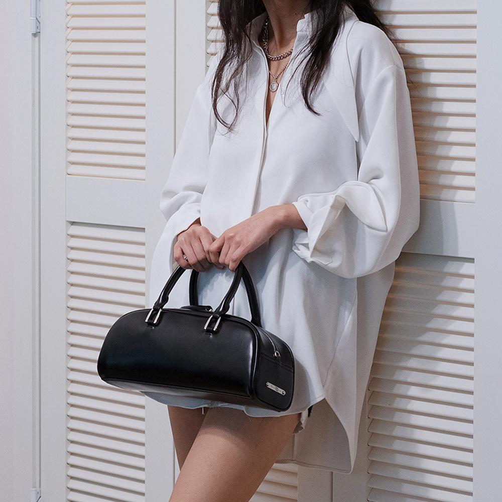 Halfmoon bowling bag tote Black