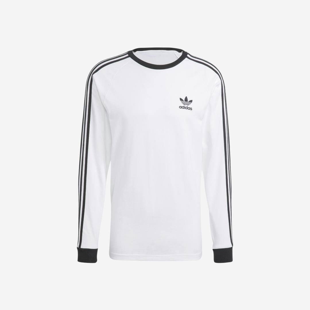 Adidas Adicolor Classics 3-Stripes Long Sleeve T-Shirt White - KR Sizing