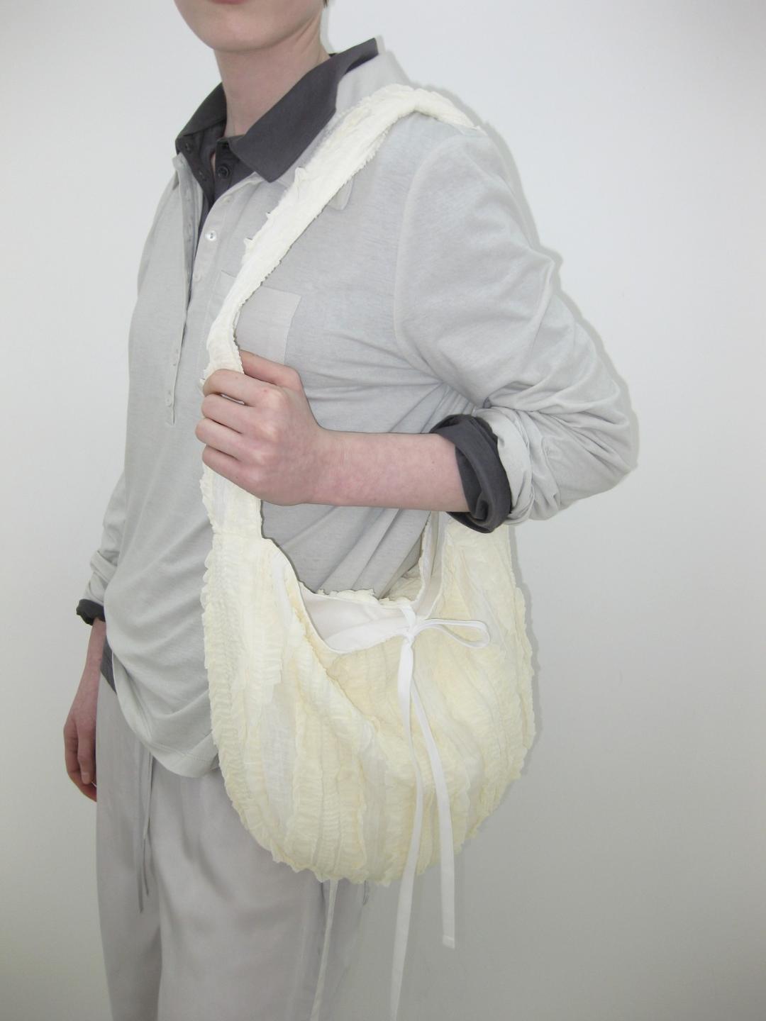 RIPPLE SHOULDER BAG, IVORY