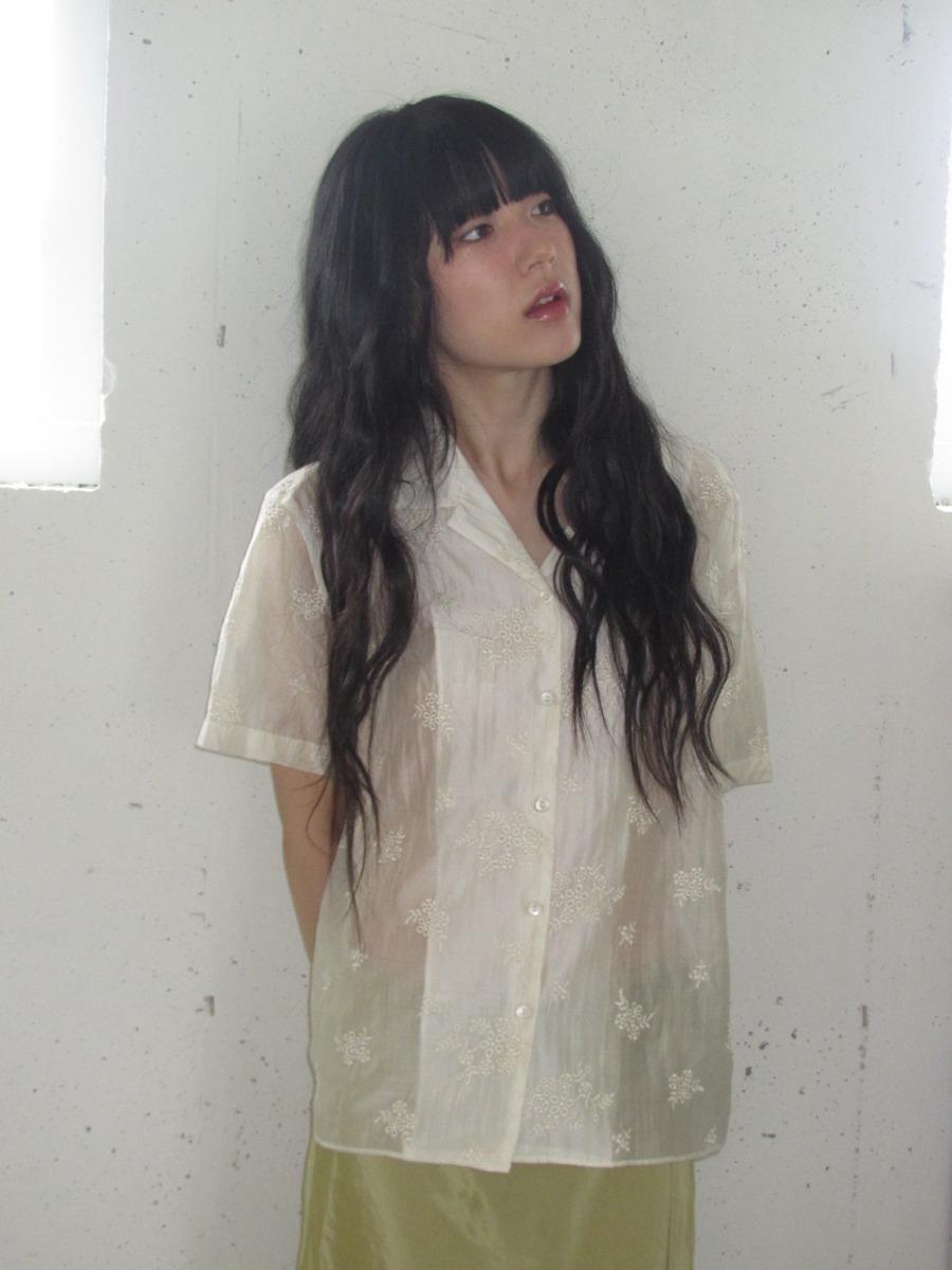 Lia see-through shirt 2 colors