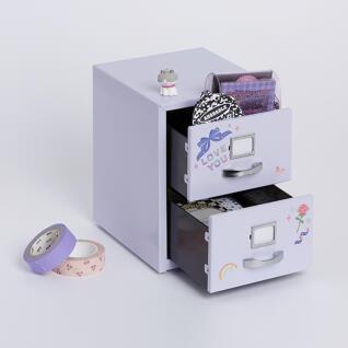 미니 캐비닛 서랍 연보라 (53011623)