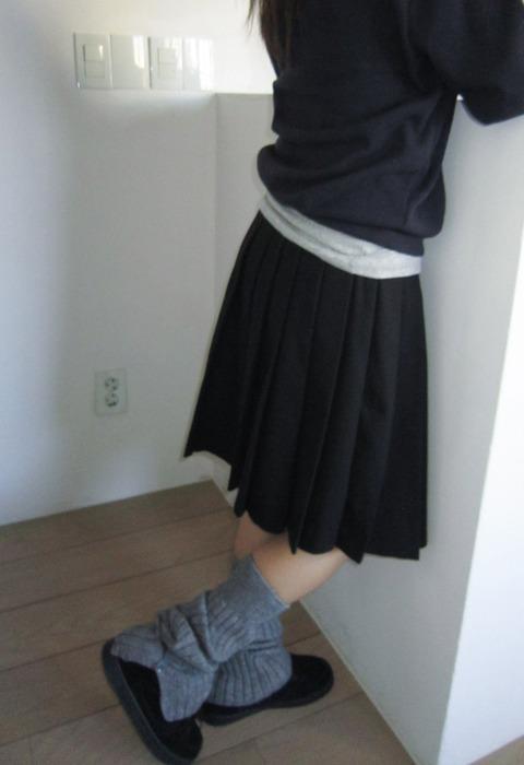 나의나인 Button leg warmer [3c]