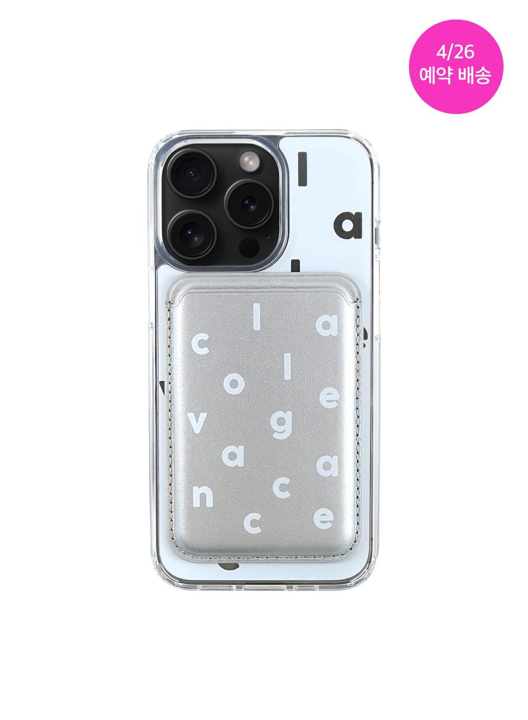 [~4/23 10% OFF] [세트 구매시 할인] Logo Alphabet MagSafe Case (2color)