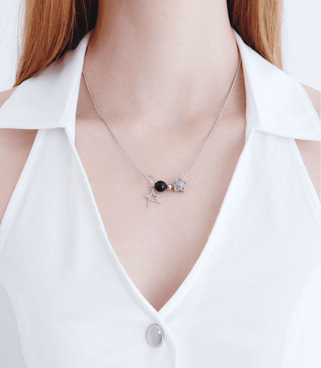 (XANADU) Mix Star Necklace