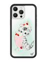 Wildflower Kitty Shake iPhone case
