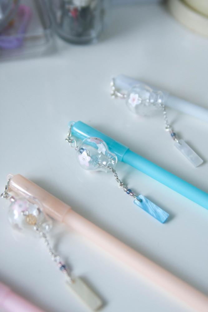 로맨틱 예쁜펜 팬시 필기도구 소장펜 풍등 펜 사무용품 문구 선물펜