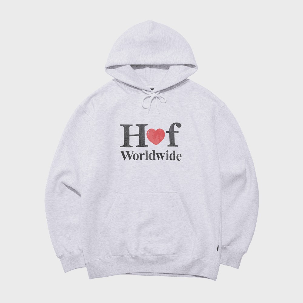HUF LOVE PULLOVER HOODIE [MELANGE]