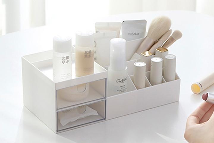 모던 심플 화장품 소품 다용도 정리함 트레이