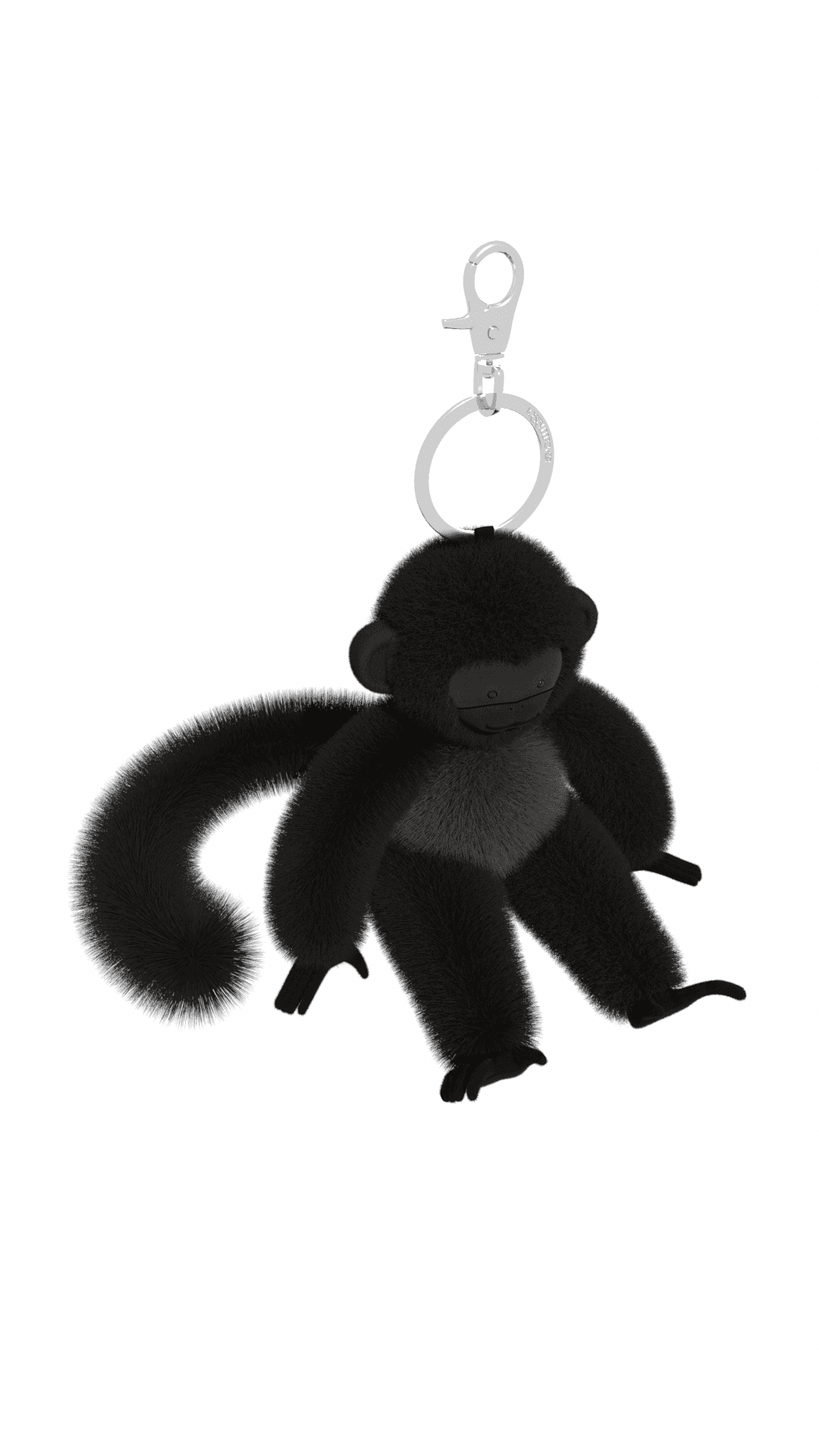 BLACK MONKEY KEYRING