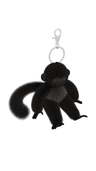 BLACK MONKEY KEYRING