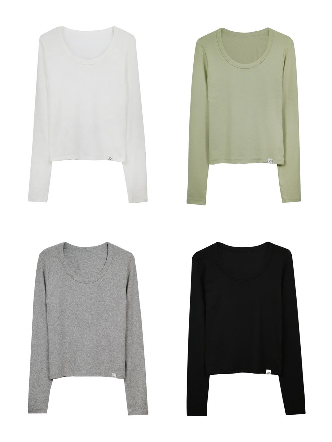 에센셜 레이어드 슬림 티 (4color)