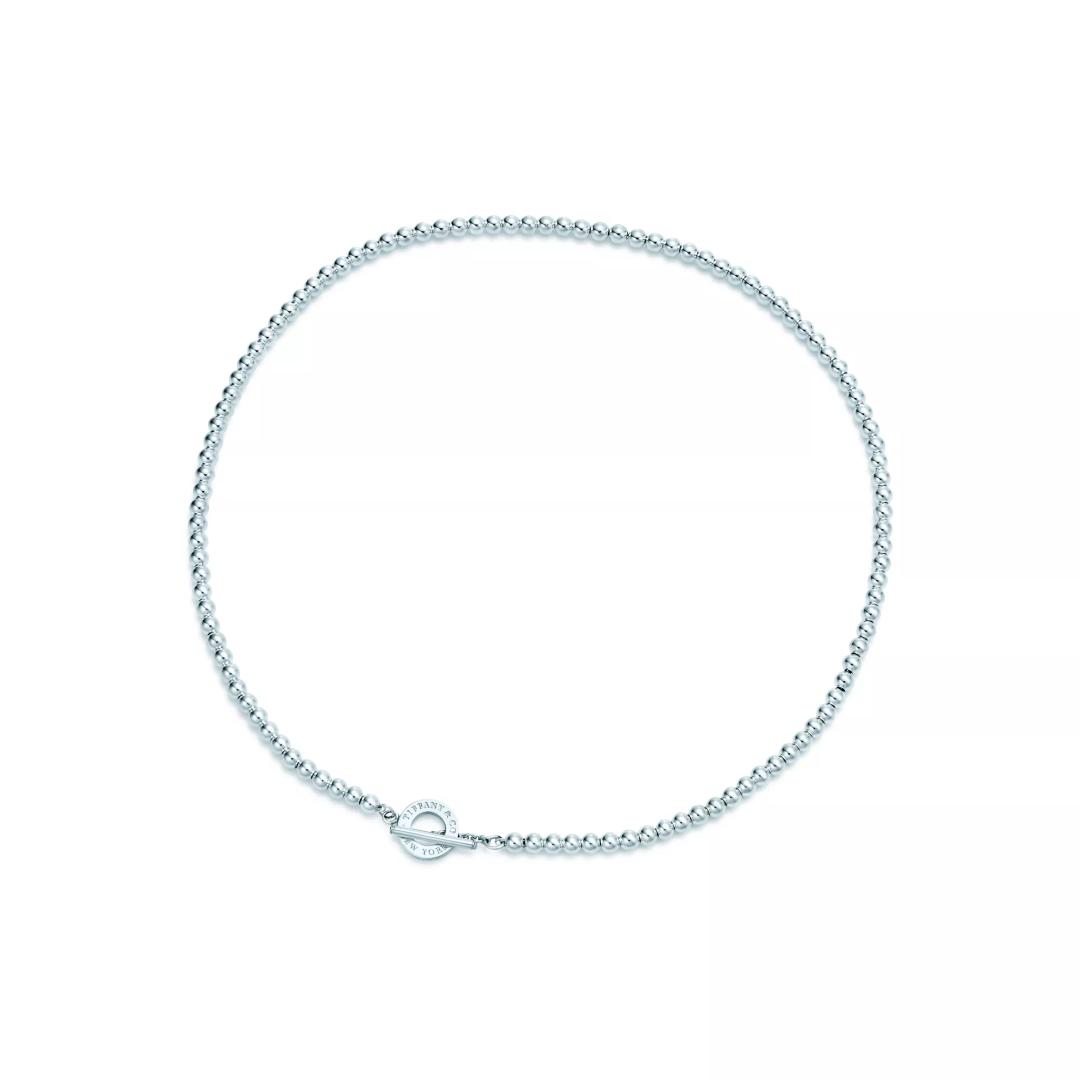 스털링 실버, 토글 비드 네크리스, 4mm | Tiffany & Co. 티파니앤코