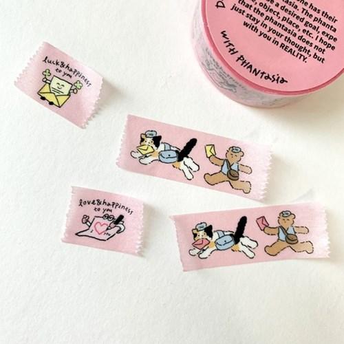 [윝판타] I SEND YOU LOVE&HAPPINESS masking tape