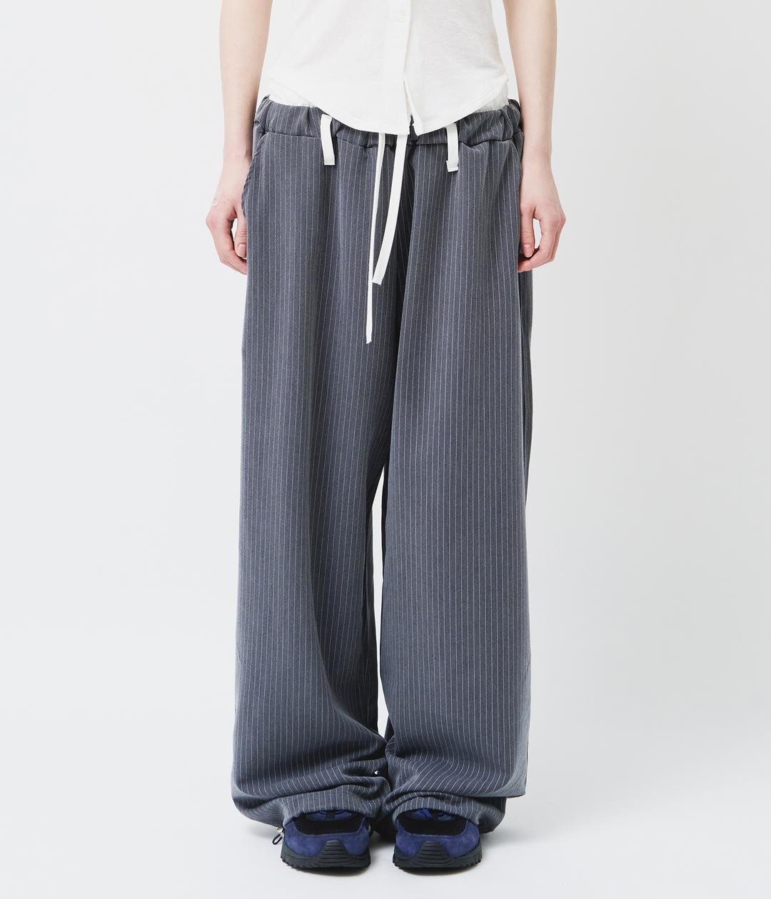 Waist Belted Striped Pants (2color)