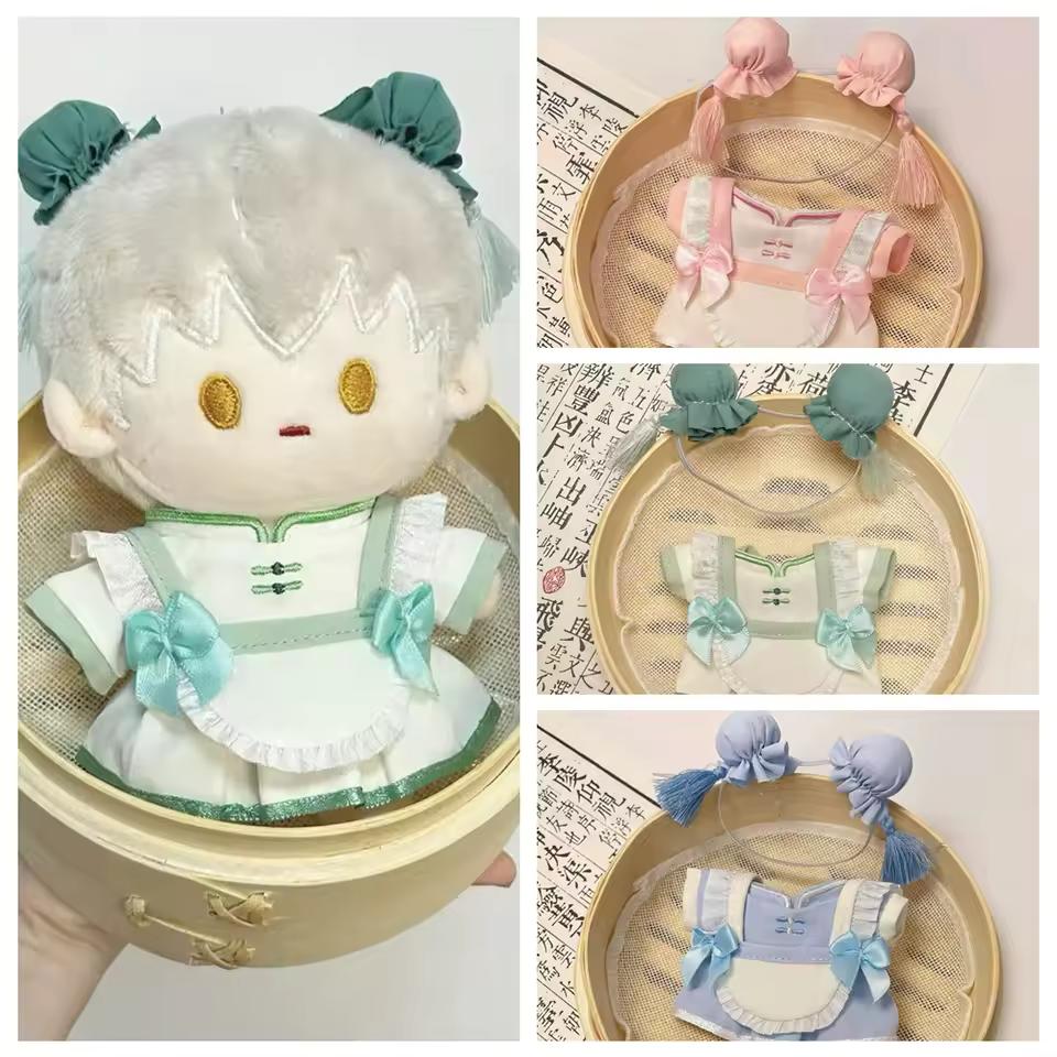 10CM 인형 옷 중국 스타일 Hanfu 길조 구름 패턴 고대 의상 Cothing 아이돌 인형 액세서리 완구