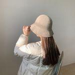 울 벙거지 버킷햇