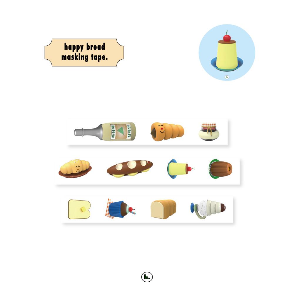 [hand in glove] bread masking tape