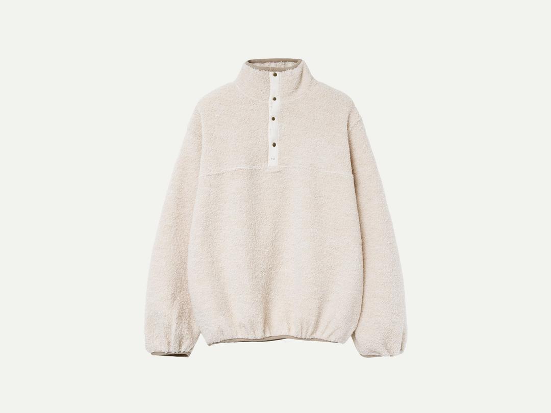Via Fleece pullover  (Beige)