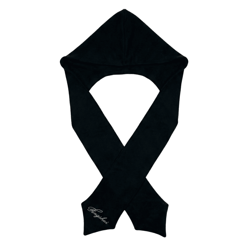 FENGSHUI Hood Scarf Black