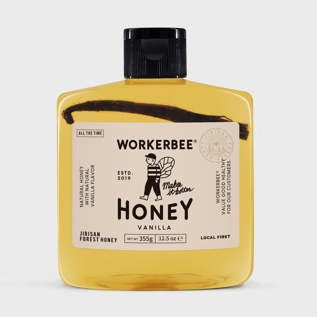 [바닐라꿀] 워커비 보틀 바닐라 355g
