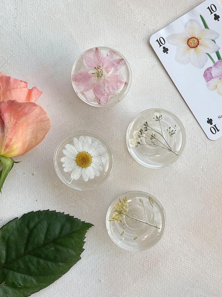 flower griptok 로맨틱무드 플라워 그립톡