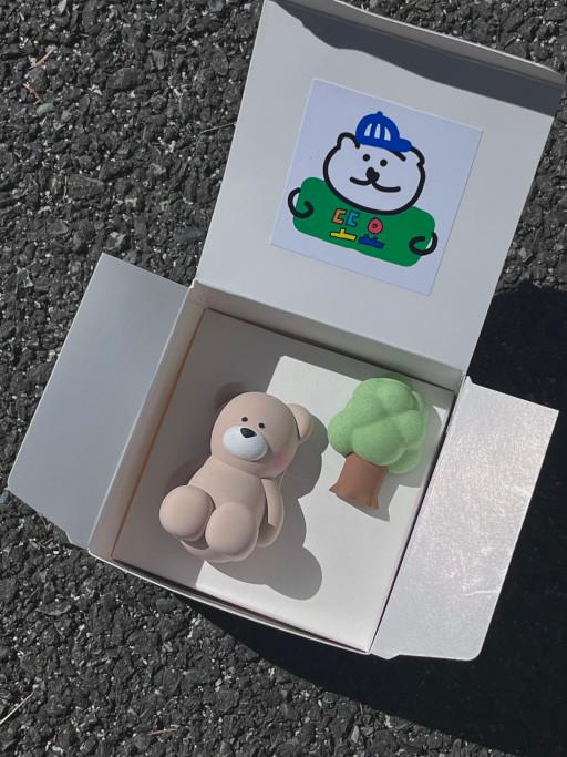 곰돌이 석고방향제 (관물대방향제 가능)