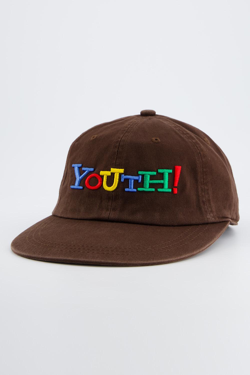 YOUTH Long Bill Washing Cap Brown