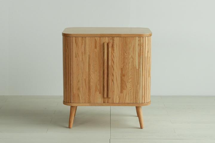 오로스 오크 원목 협탁