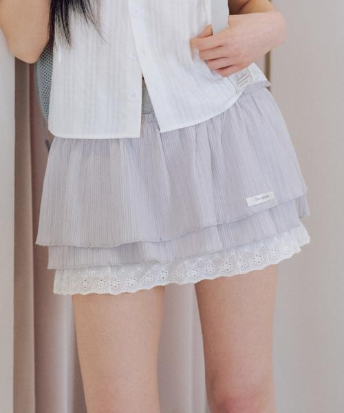 레이 써머 튜튜 스커트 팬츠 [GREY]