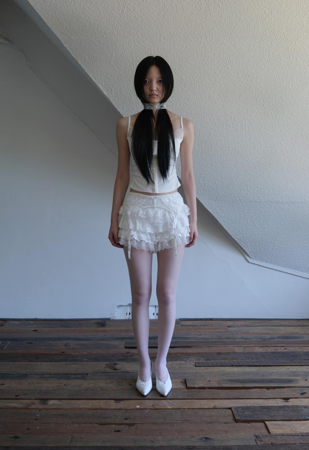 Lace Cancan Mini Pants
