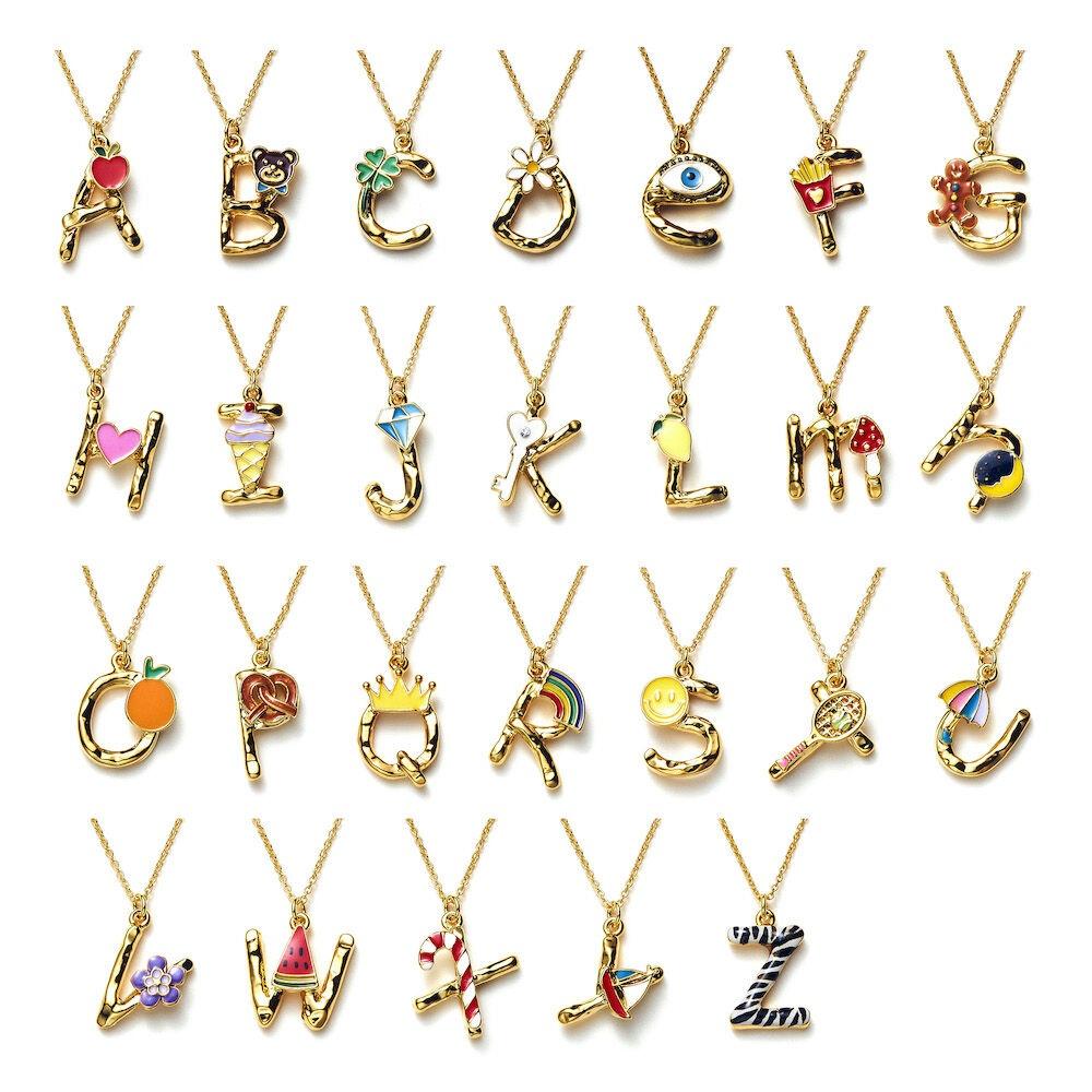 AZ 싱글 목걸이 (925Silver) 이니셜 알파벳