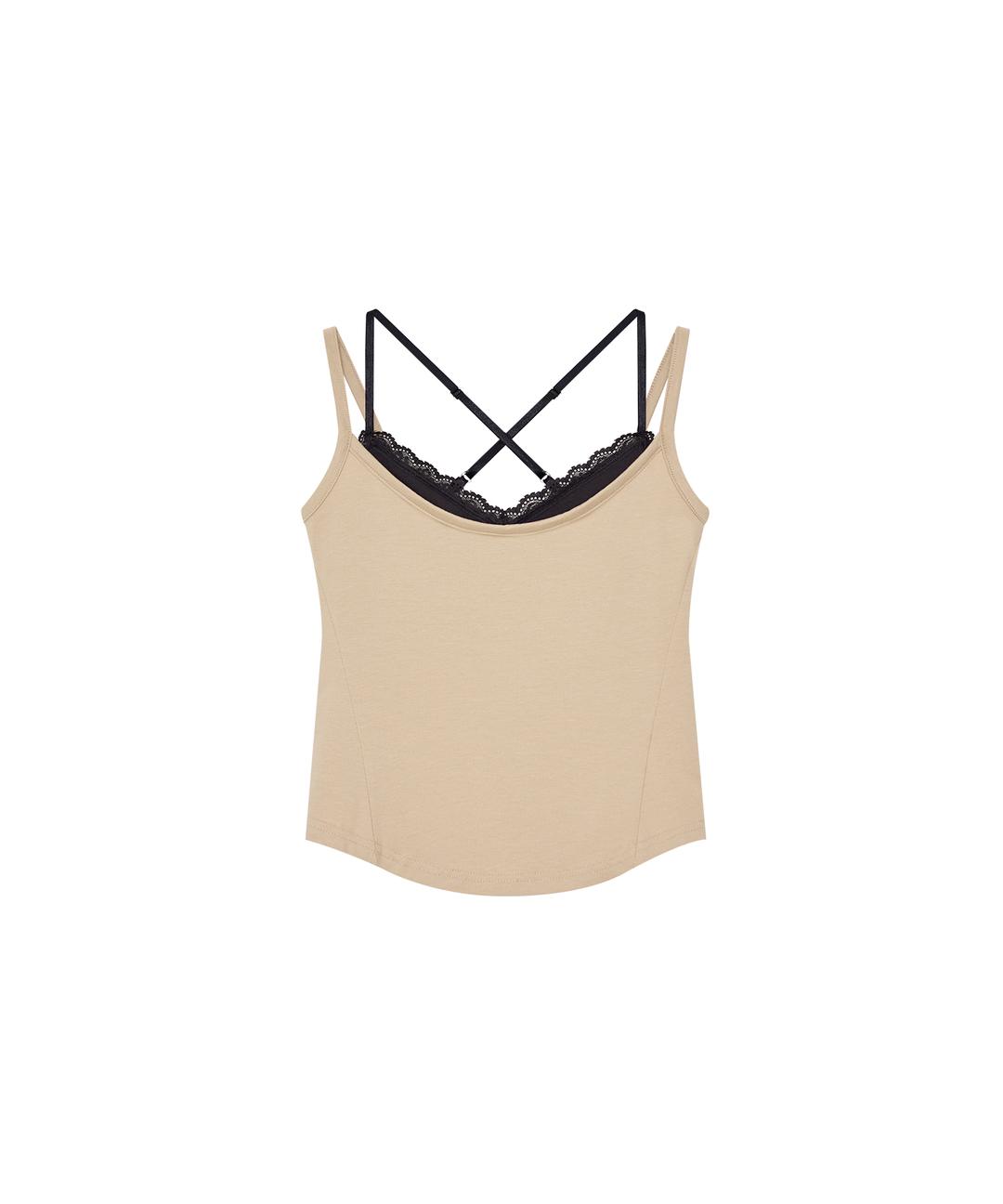 (4.13 pre-order) Nessa Lace Top Beige