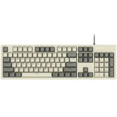 앱코 K517 레트로 기계식 게이밍 유선키보드 갈축