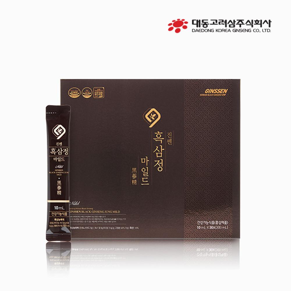 [대동고려삼] Rg3 UP! 진쎈 흑삼정 마일드 흑삼스틱(10ml x 30) / 진세노사이드 4mg [원산지:국산 등]