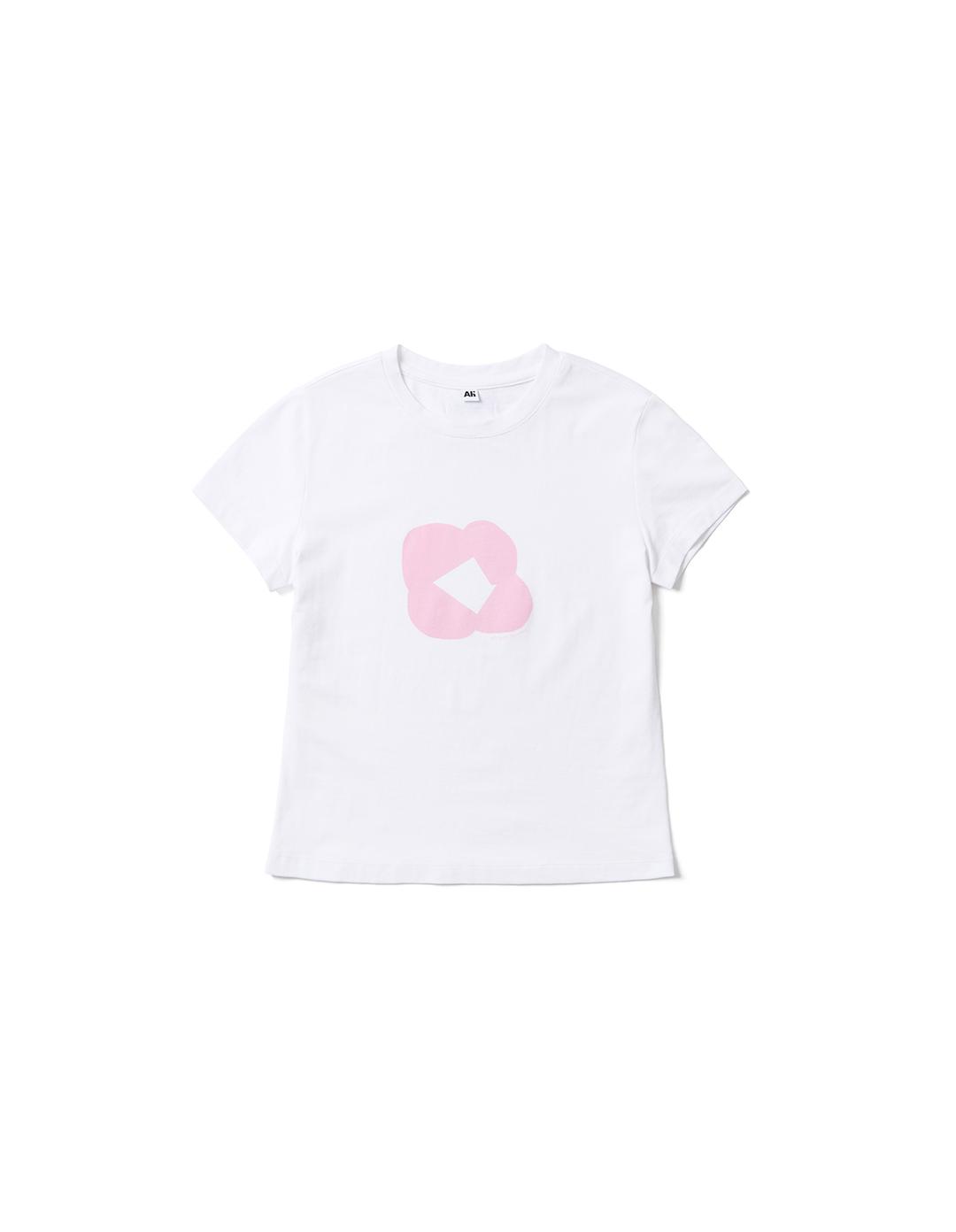 Baby Flower Tee White